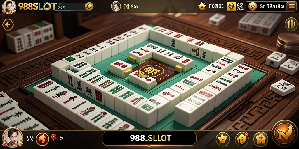 Gameplay seru 988SLOT dengan grafis Mahjong yang menarik.