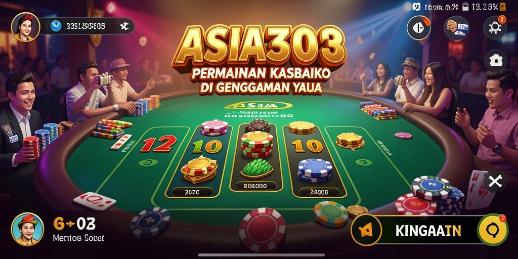 Tampilan permainan Kasino yang seru dan menarik dalam ASIA303.