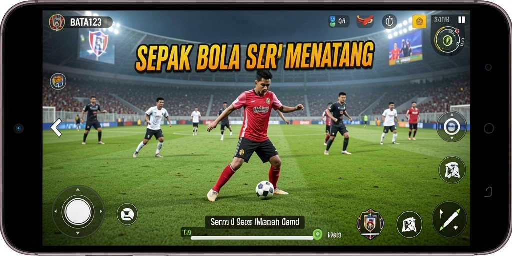 Screenshot gameplay BATA123 yang menampilkan aksi di lapangan.