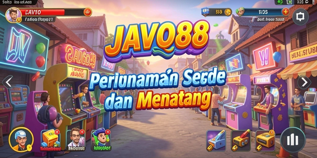 Screenshot JAVO88 menampilkan aksi seru dalam permainan Arcade.